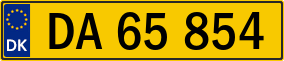Truck License Plate